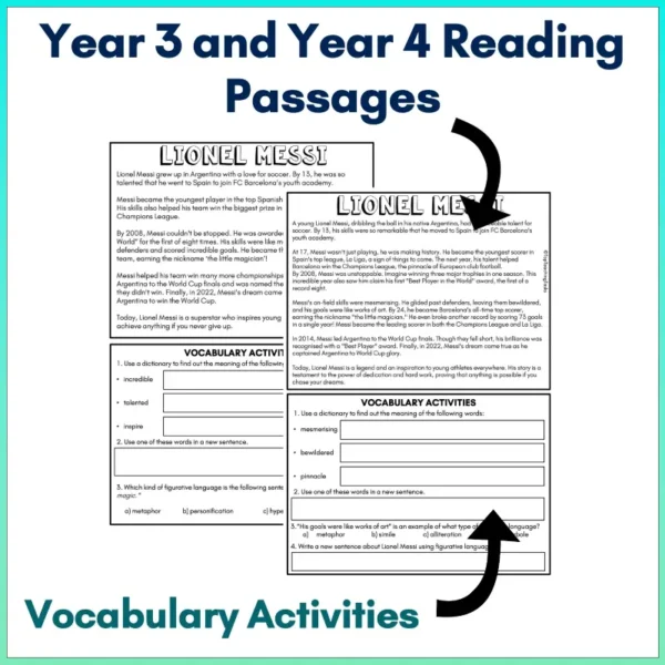 Messi Reading and Literacy Year 3-4 a