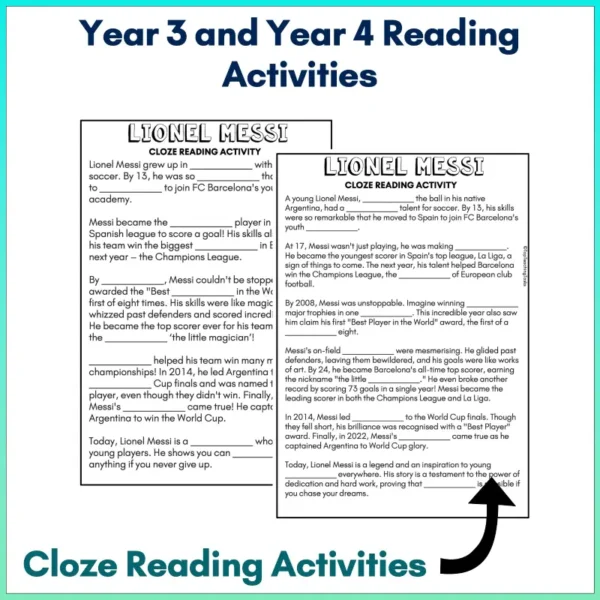 Messi Reading and Literacy Year 3-4 b Messi Reading and Literacy Year 3-4 b