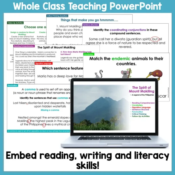 Philippines Legend Activities for Year 7-8 b Philippines Legend Activities for Year 7-8 b