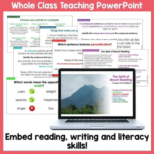 Phillipines Legend Activities for Year 4-6 b Phillipines Legend Activities for Year 4-6 b