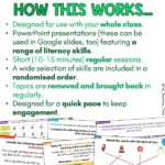 Daily Literacy Reviews 2.0 Year 1-3 Set Two d