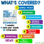 Daily Literacy Reviews 2.0 Year 4-6 Set Three a