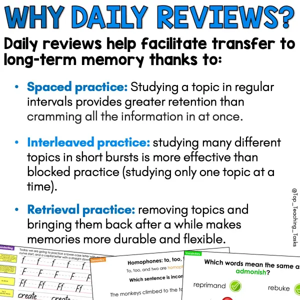 Daily Literacy Reviews 2.0 Year 4-6 Set Three c Daily Literacy Reviews 2.0 Year 4-6 Set Three c