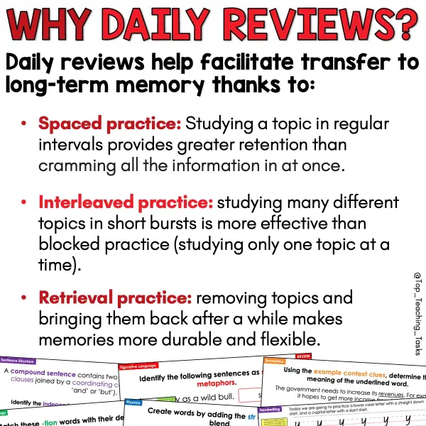 Daily Literacy Reviews 2.0 Year 4-6 Set Two b Daily Literacy Reviews 2.0 Year 4-6 Set Two b