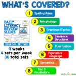 Daily Literacy Reviews Set 2 Year 7-8 a