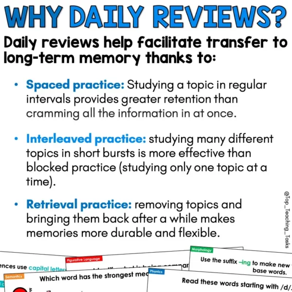 Daily Literacy Reviews Set 2 Year 7-8 b Daily Literacy Reviews Set 2 Year 7-8 b