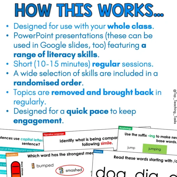 Daily Literacy Reviews Set 2 Year 7-8 c Daily Literacy Reviews Set 2 Year 7-8 c