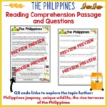 Phillipines Activity Sheets