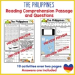 Phillipines Activity Sheets b