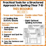 Phonics and Spelling Rules Activities Year 7-8 b