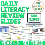 Daily Literacy Skills Year 1-3 Set Three