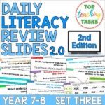 Daily Literacy Skills year 4-6 Set 3 2.0