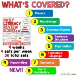 Daily Literacy Skills year 4-6 Set 3 2.0 a