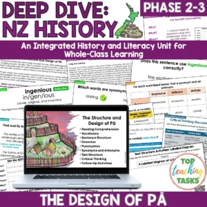 The Structure and Design of Pā - A Knowledge-Rich NZ History and Literacy Unit Years 5-8