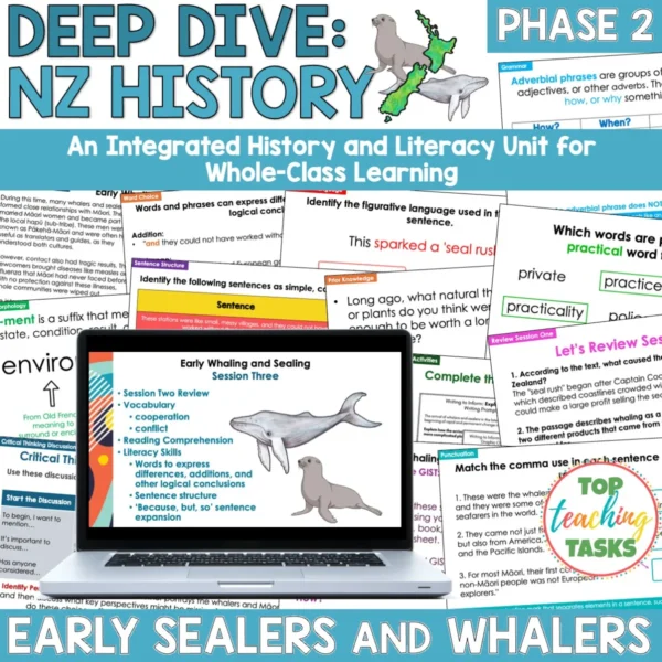 Early Whaling and Sealing in New Zealand activities Early Whaling and Sealing in New Zealand activities