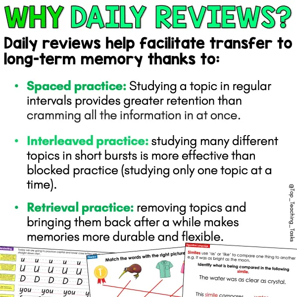 Daily Literacy Review Year 1-3 Set Four 2nd edition c Daily Literacy Review Year 1-3 Set Four 2nd edition c