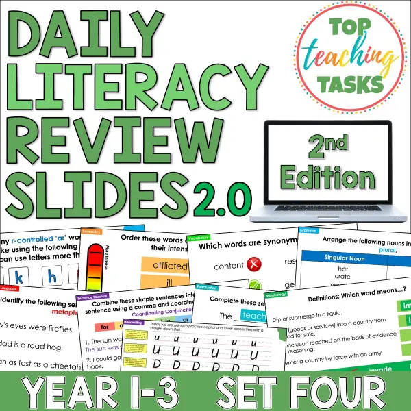Daily Literacy Review Year 1-3 Set Four 2nd edition Daily Literacy Review Year 1-3 Set Four 2nd edition