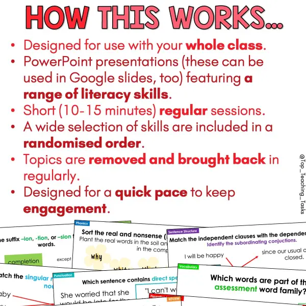 Daily Literacy Skills Year 4-6 Set 4 c Daily Literacy Skills Year 4-6 Set 4 c