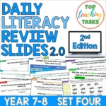 Daily Literacy Skills Year 7-8 Set 4 2nd edition