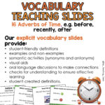 Vocabulary Explicit Teaching Slides and Activities First Six Months Adverbs of Time_Page_1