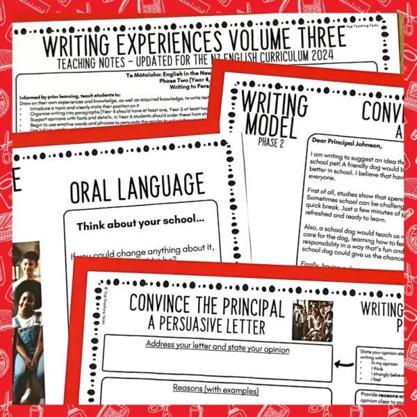 Writing Experiences Volume THREE - 2024 Edition (New Curriculum) d Writing Experiences Volume THREE - 2024 Edition (New Curriculum) d