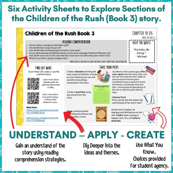 Children of the Rush Book 3 Novel Study a Children of the Rush Book 3 Novel Study a