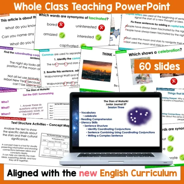 Whole Class Junior Journal Resource Year 3 - The Stars of Matariki b Whole Class Junior Journal Resource Year 3 - The Stars of Matariki b