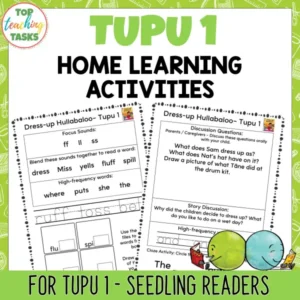 Ready to Read Phonics Plus Tupu One Home Learning Activities