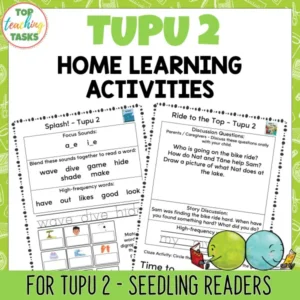 Ready to Read Phonics Plus Tupu Two Home Learning Activities