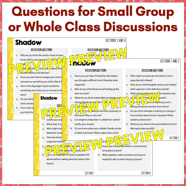 Shadow Novel Study b Shadow Novel Study b