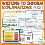 Writing to Inform - Explanations Bundle Phase 1