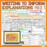 Writing to Inform - Explanations Bundle phase 3