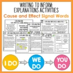Writing to Inform - Explanations Signal Words b