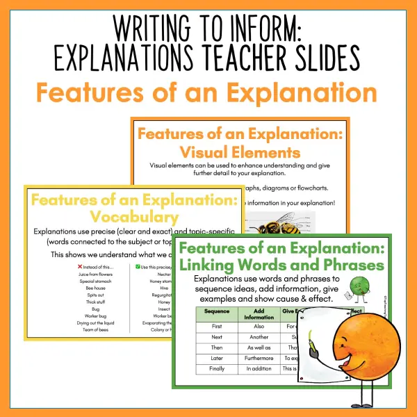 Writing to inform explanation teaching slides b Writing to inform explanation teaching slides b