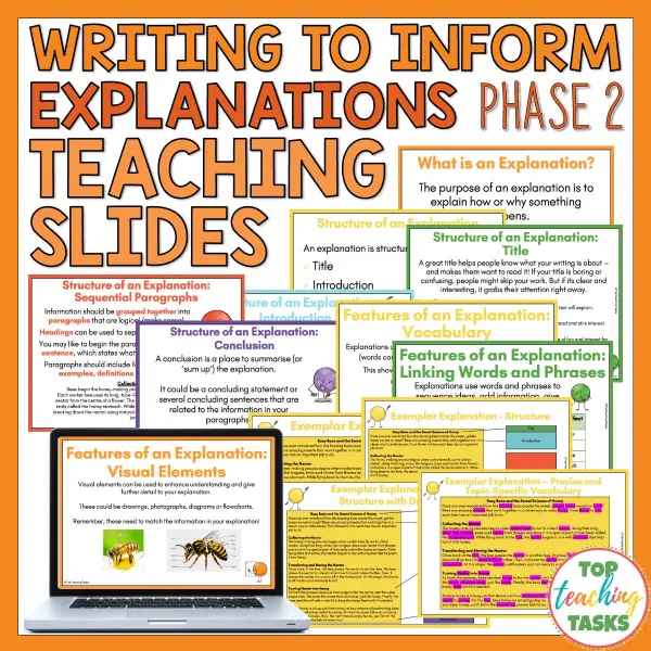 Writing to inform explanation teaching slides Writing to inform explanation teaching slides