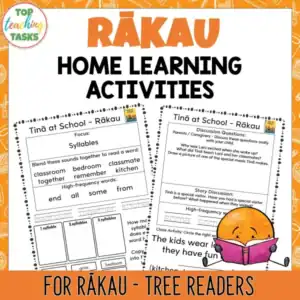 Ready to Read Phonics Plus Rākau Tree Home Learning Activities