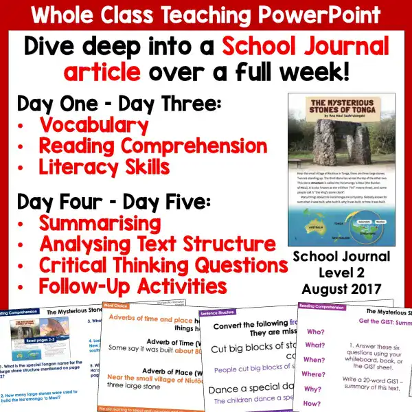 The Mysterious Stones of Tonga whole class a The Mysterious Stones of Tonga whole class a