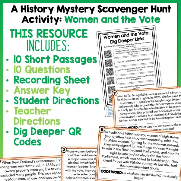 Women and the Vote History Mystery a Women and the Vote History Mystery a