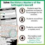 Women and the Vote History Mystery b