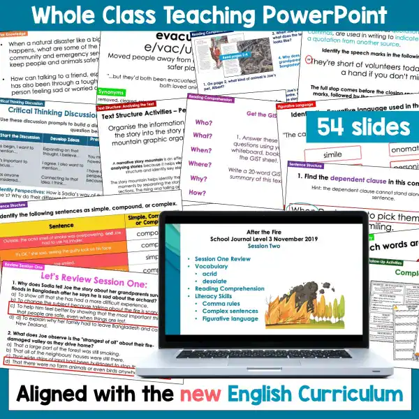 After the Fire SJ Level 3 Nov 2019 Whole Class Teaching b After the Fire SJ Level 3 Nov 2019 Whole Class Teaching b