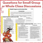 Charlie Tangaroa and the God of War Novel Study b