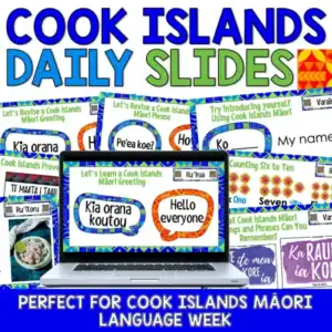 Cook Islands Māori Language Week Whole-Class Teaching Daily Slides
