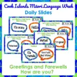 Cook Islands Māori Language Week Daily Slides a