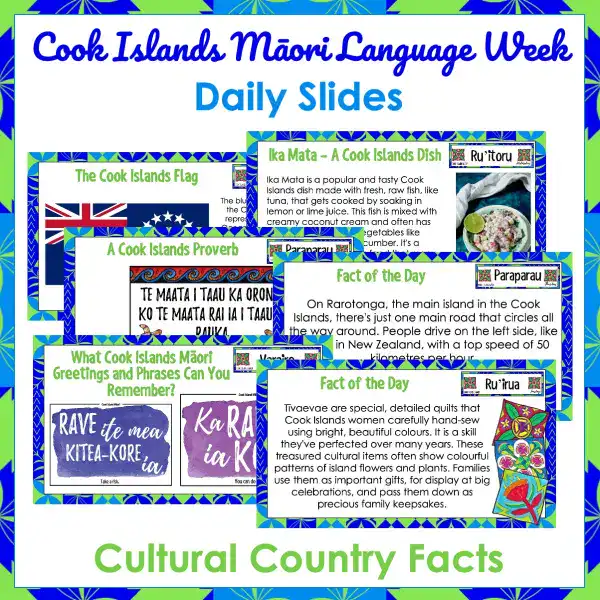 Cook Islands Māori Language Week Daily Slides c Cook Islands Māori Language Week Daily Slides c