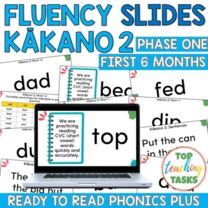 Kākano 2 Fluency Slides: Ready to Read Phonics Plus - Phase 1: First 6 Months