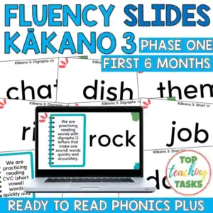Kākano 3 Fluency Slides: Ready to Read Phonics Plus - Phase 1: First 6 Months