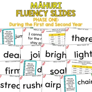Fluency Slides – Phase 1 – Māhuri a