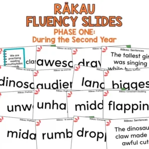 Fluency Slides – Phase 1 – Rākau a