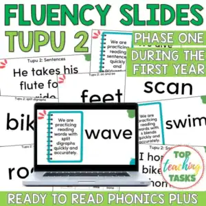 Tupu 2 Fluency Slides: Ready to Read Phonics Plus - Phase 1: During the 1st Year
