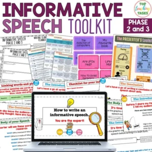 Informative Speech Toolkit: Whole Class Teaching Slides, Tools and Activities